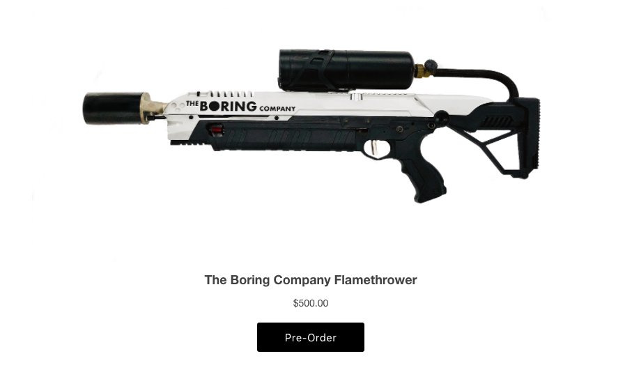 ٤٠٠٠ حجز مسبق (مايعادل ٢مليون دولار) لقاذف اللهب!