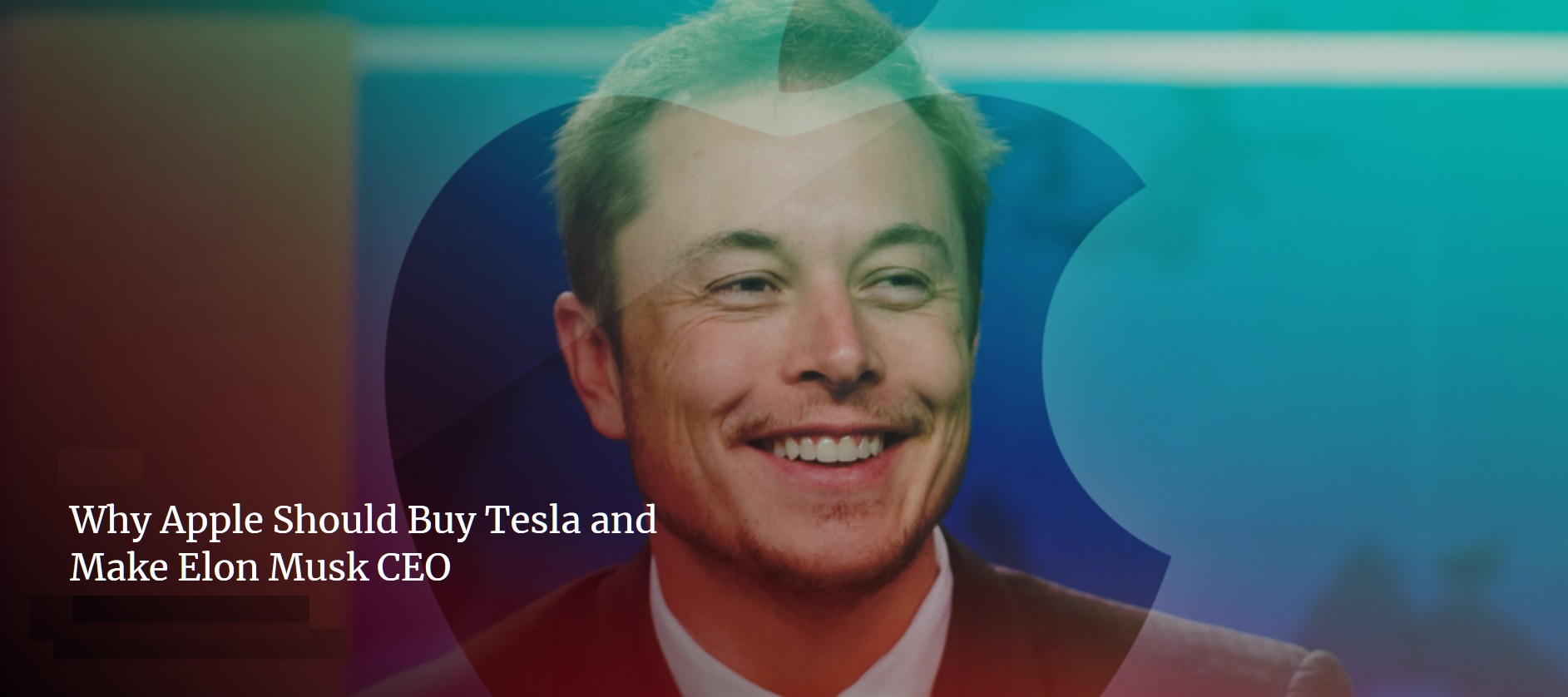 لماذا يتوجب على شركة Apple شراء شركة Tesla وجعل Elon Musk الرئيس التنفيذي