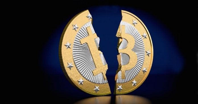 خسائر كبيرة للعملات الرقمية وبتكوين نحو ٨ اَلاف دولار