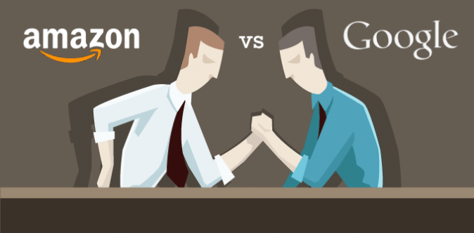 معركة مستمرة بين Amazon و Google