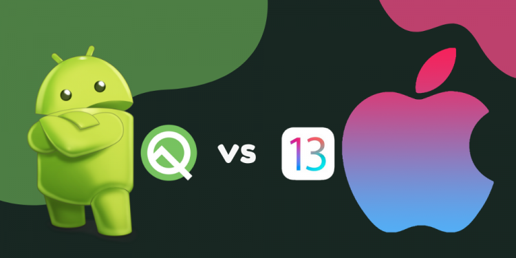 مقارنة بين إصدار iOS 13 و Android Q | Tech Gigz - تيك كيكز