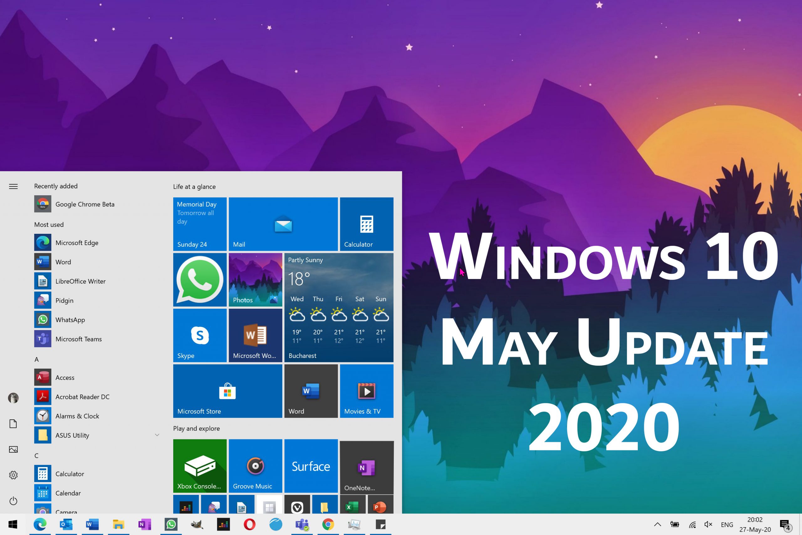 جميع ميزات التحديث الجديد لنظام Windows 10 لعام 2020 Tech Gigz تيك كيكز